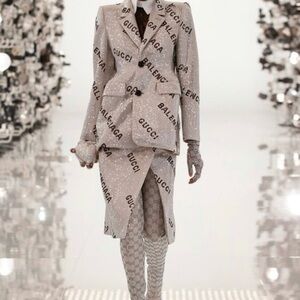 Gucci Balenciaga Logo Suit